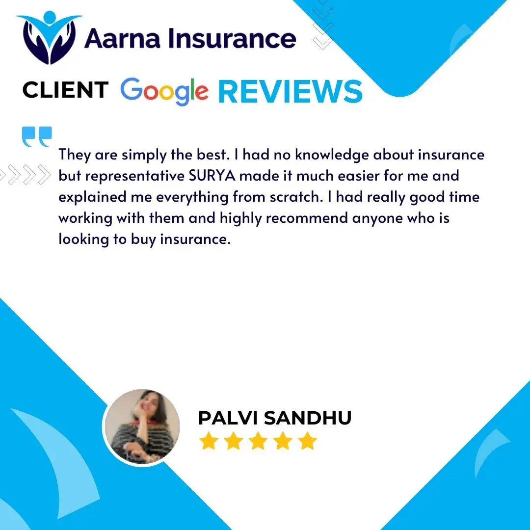 Aarna Client Google Review 5